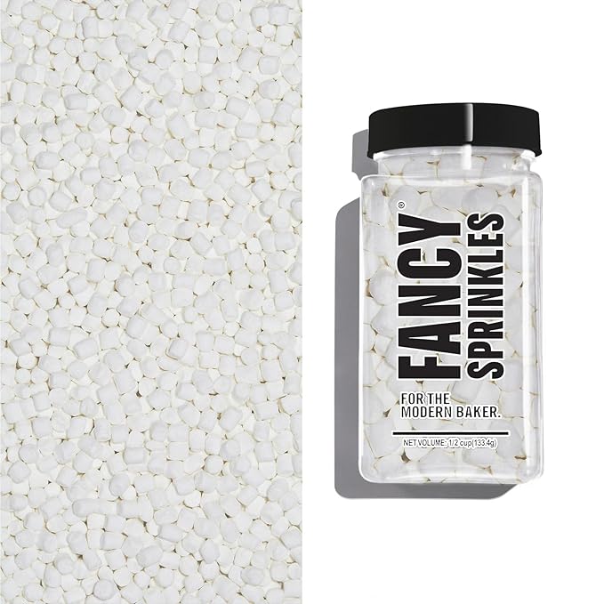 Fancy Sprinkles Fancy Fluff Dessert Decorating Mini Marshmallow Bits Sprinkles (0.5c)