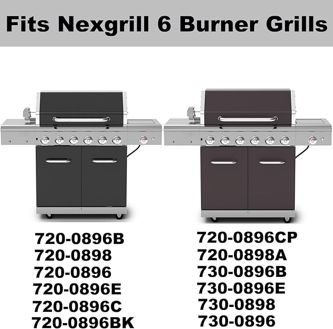 720-0896B 720-0896 Grill Grates Replacement Parts for Nexgrill 6 Burner 730-0898 720-0898 720-0898a 730-0896 730-0896b Grates 17 Inch Cast Iron Cooking Grid Nexgrill Outdoor Gas Grill Parts