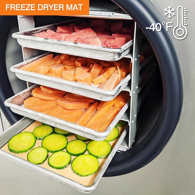 Silicone Baking Mat Roll -12IN x 10FT Non Stick Heat Resistant Food Grade Baking Mats, No Slip Reusable Freeze Dryer Mat,Pastry Mat,Countertop Protector Mat, Washable Oil-Proof Refrigerator Liners