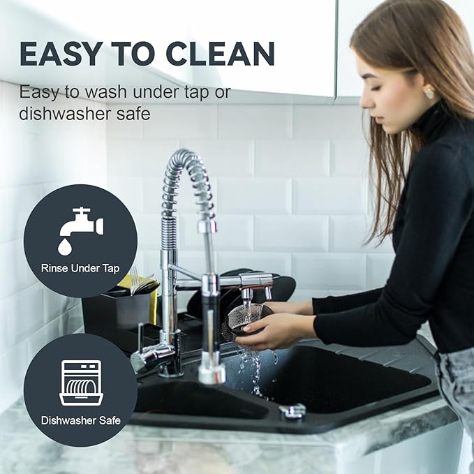 2 Pack Garlic Press Rocker Set – Innovative Stainless Steel Garlic Mincer & Crusher with 2 Peelers, 2 Scrapers, and 2 Brushes for Effortless Garlic Prep | Complete Garlic Tool Kit (BLACK)