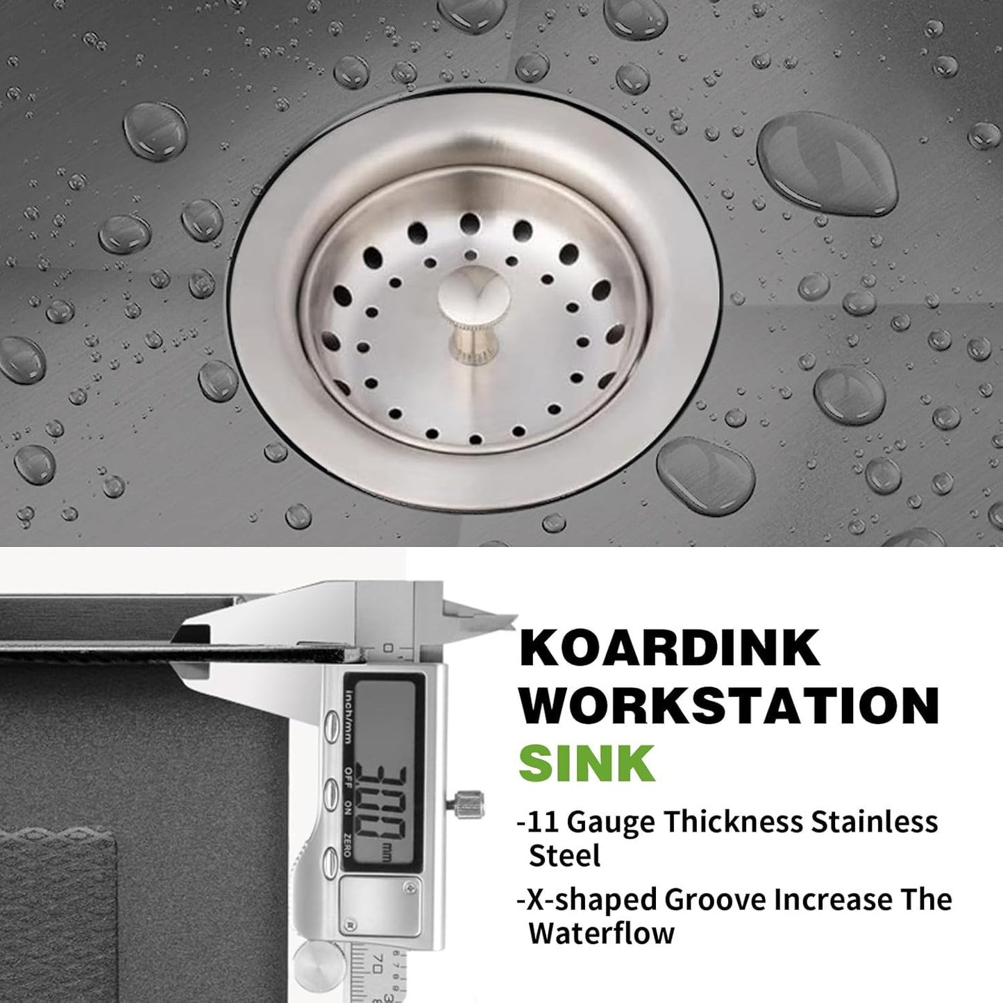 Black 20x16 In Kitchen And Bar Sink- Stainless Steel Drop In Kitchen Sink Modern Single Bowl Topmount Bar Sink With Silicon Mat,Drain Strainer Set Compatibility With Various Kitchen & Bar Style