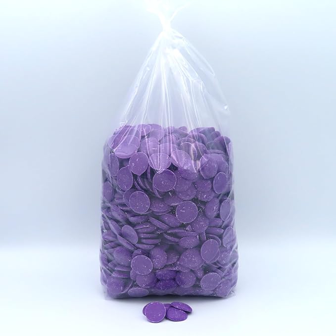 MERCKENS Coating Wafers, Orchid Color Melting Chocolate, 5 Pound Package