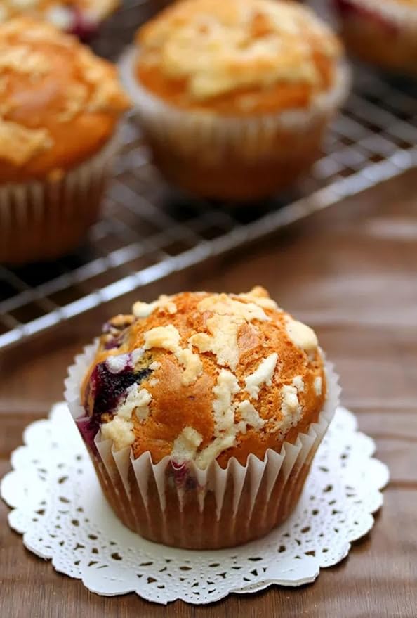 Nonstick 6 Cup Standard Muffin Pan, Cupcake Pan Set, Muffin Tins for Oven, 2 Pack, Gold