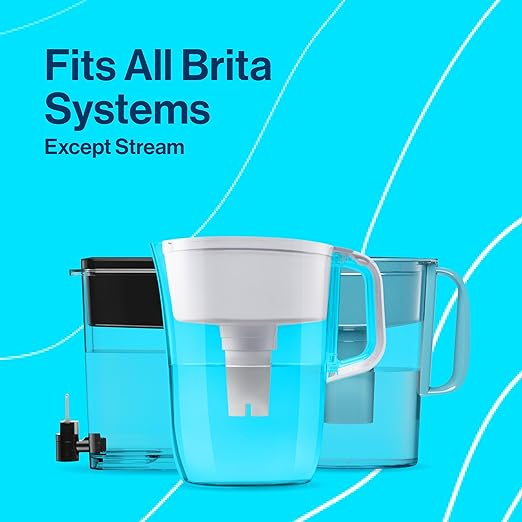 Brita Metro Water Filter Pitcher with SmartLight Change Indicator, BPA-Free, Replaces 1,800 Plastic Water Bottles a Year, Lasts Two Months, Includes 1 Filter, Small - 6-Cup Capacity, White