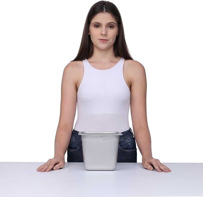 BIRDROCK HOME Stainless Steel Steam Table Pan - Hotel, Restaurant & Catering Supplies - 24 Gauge Steel, 2.6 qt Capacity - Meal Prep, Cooking, & Food Storage Container - 6" Depth, 1/6-Size (6 Pack)