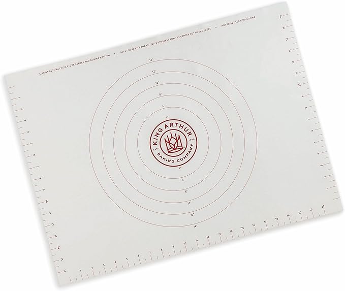 King Arthur Baking Company Rolling Mat, Non-Slip Non-Stick Silicone