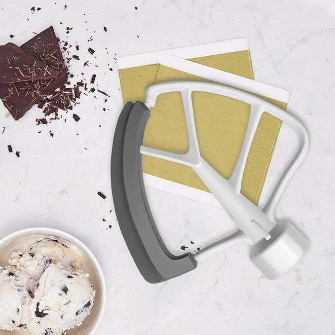 4.5-5 Quart Flex Edge Beater for Tilt-Head Stand Mixers White