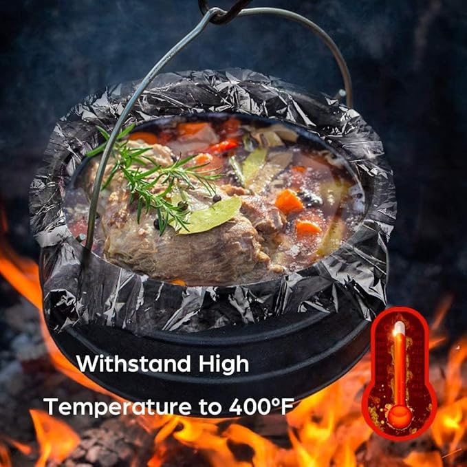 ECOOPTS Slow Cooker Liners (30 Liners), 14" × 22" Pot Liners Fit 6-10 Quarts, Disposable Cooking Bags Suitable for Oval & Round Pot, BPA Free (14" × 22")