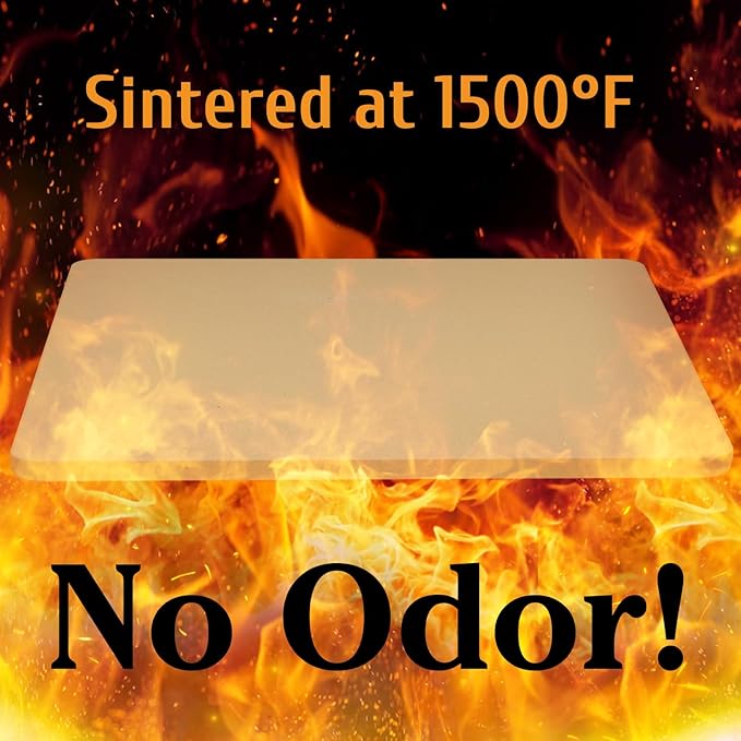 Extra Large Pizza Stone 22" x 14",Cooking Stone for Grill Rectangular, Baking Pizza Stone for bread, Ideal for Grilling Baking Several Sizes of Pizzas