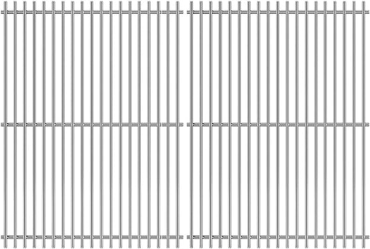 18.75" Cooking Grates for Weber Genesis II 300 and Genesis II LX 300 Series Gas Grills, Genesis II E&S 310 315 320 325 340, Stainless Steel Cooking Grid Replacement Parts for Weber 66095 84136