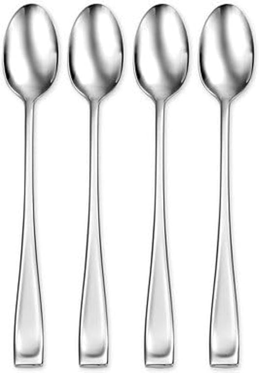 Oneida Moda Fine Flatware Iced Teaspoons, 0.70 LB, Metallic