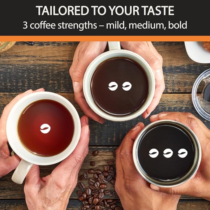 KRUPS Simply Brew: Stainless Steel and Glass Carafe 14 Cup Drip Coffee Maker, Programmable with Digital Display, Dishwasher Safe, Drip Free Coffee Machine, Black and Silver