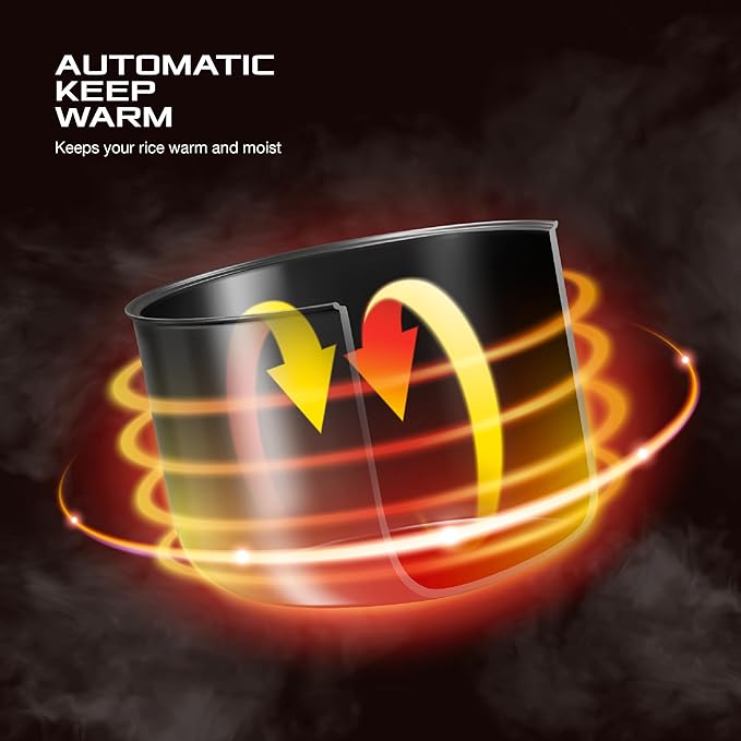 Pantin Commercial Electric Rice Cooker – 25 Cups Raw / 50 Cups Cooked Capacity w/Measuring Cup & Scoop – High-Efficiency Large Rice Cooker Commercial Rice Cooker for Restaurants, Hotels and Catering