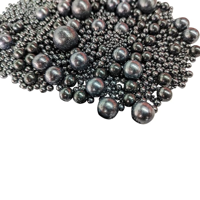 Edible Black Sugar Pearls Candy Sprinkles 120G/ 4.23Ounce Baking Cake Sprinkles Cupcake and Cake Topper Cookie Decorations Wedding Party Valentines Halloween Christmas Supplies