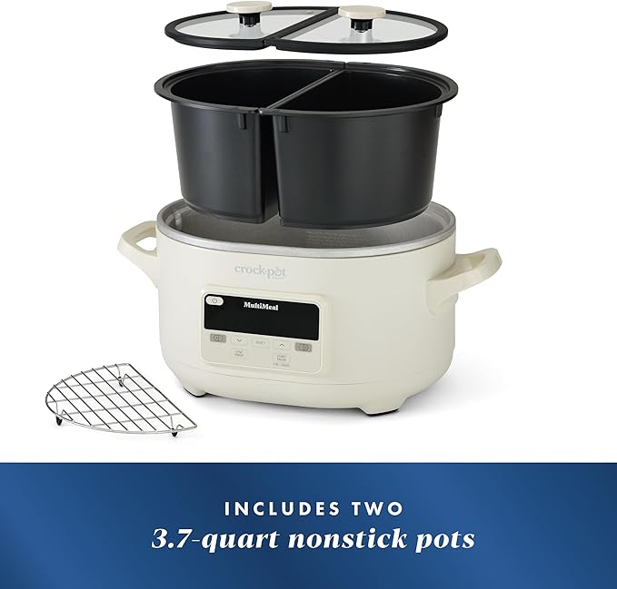Crock-Pot MultiMeal Multicooker and Programmable Slow Cooker with Bake Function Oat Milk