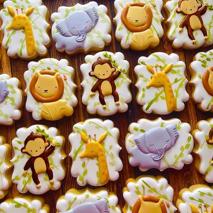 Frame Cookie Cutters 10pcs Stainless Steel Plaque Cookie Cutter Difference Shapes, DIY Fondant Cutters Tiles Metal Pancake Molds for Biscuit Wedding Baking Decorations Holiday Birthday Party