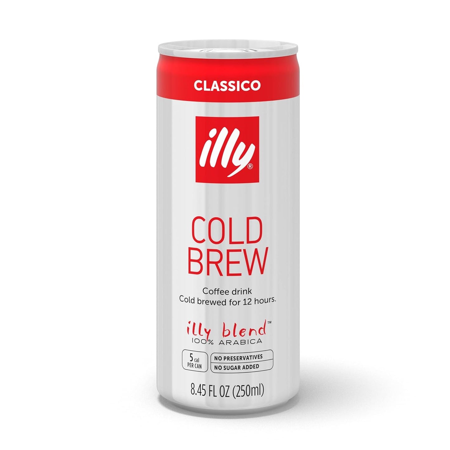 illy Ready To Drink Coffee, CLASSICO Cold Brew, 8.5 Ounce