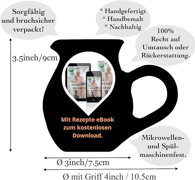 Handmade Lavender Floral Purple And Cream Small 150ml/5oz Ceramic Creamer, Milk Jug, Pourer, Pitcher Jug, Pottery Housewarming Gift for Tea Coffee Lovers by City to Cottage®