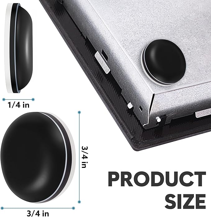 Appliance Sliders for Kitchen Black 24 PCS Self-Adhesive Small Kitchen Appliance Slider Hacks Easy to MovIing & Space Saving Must Have Gadgets Mixer Accessories for countertop