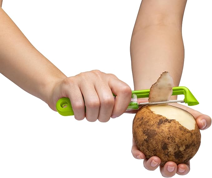 Dreamfarm Sharple Self-Sharpening Vegetable & Food Vertical Speed-Peeler - Green