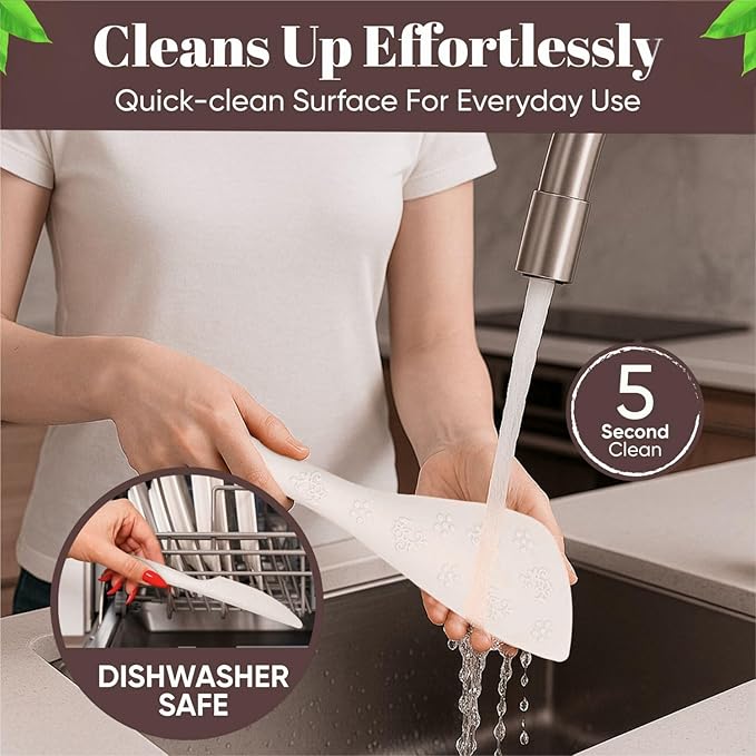 JIG TRIO 3-Piece Double-Headed Silicone Spatula Set – White – Heat-Resistant Baking & Cooking Tools – BPA-Free, Non-Stick Safe, Dishwasher Friendly, Giftable Set