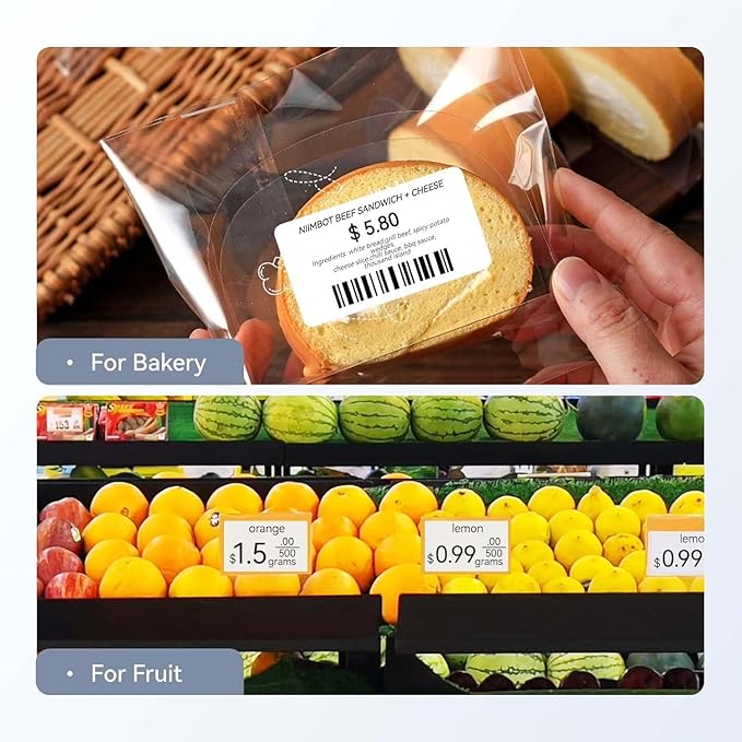 NIIMBOT K3 Label Printer, 3 Inch Desktop Label Maker with High-Speed, Bluetooth and USB Connection, Support Smartphone & PC, Thermal Label Maker for Small Business and Home Office