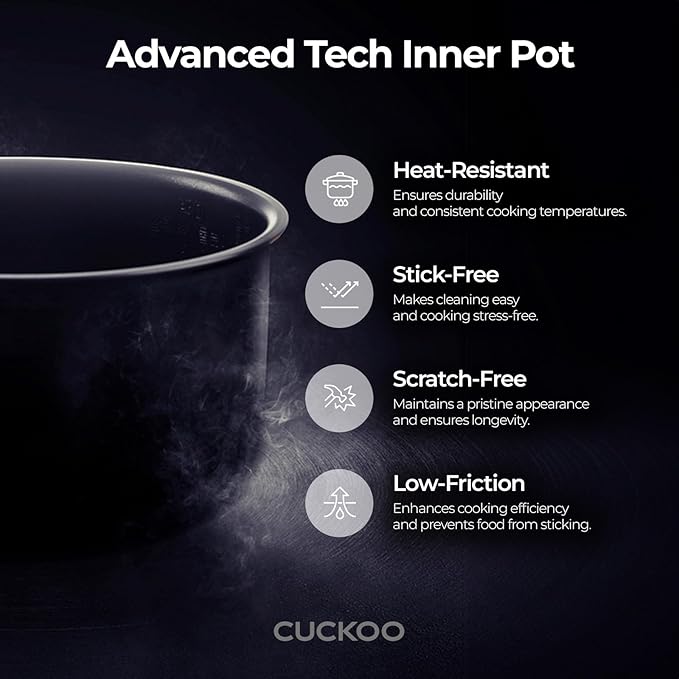 CUCKOO CR-3055 30-Cup (Uncooked) / 60-Cup (Cooked) Large Capacity Commercial Rice Cooker & Warmer with Nonstick Inner Pot, Switch Press (Silver/Black)