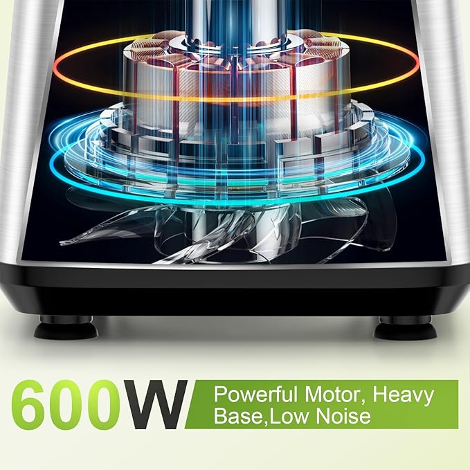 Facelle Electric Food Processor 10 Cup Large Bowl with 6.8oz Grinder, 600W Vegetable Chopper for Mincing, Dicing, Shredding, Puree & Kneading Dough, Great for Cheese Grater, Hummus, Meat and Salsa