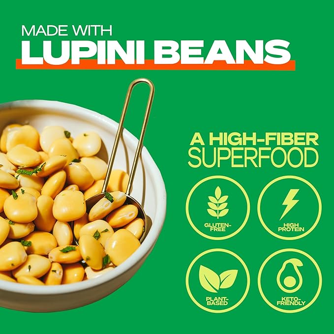 Kaizen Lupin Flour 2lbs – High Protein, Low Carb, Keto Friendly, Gluten Free Ground Lupini Flour – Non GMO, Vegan, Low Calorie, High Fiber Lupin Bean