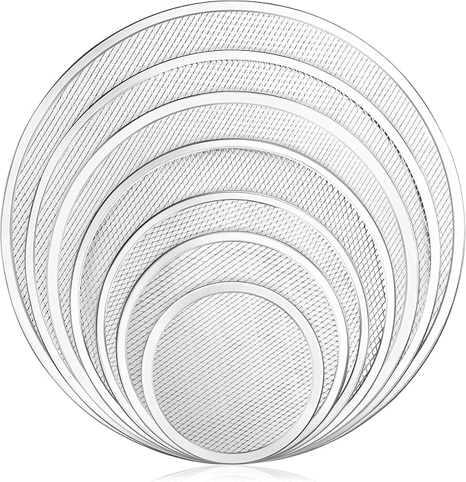 9-inch Aluminum Pizza Screen | Commercial Grade Pizza/Baking Screen for Oven | Pizza Baking Tray for Home And Restaurant | Round, Aluminum, 9-inch [1PK]