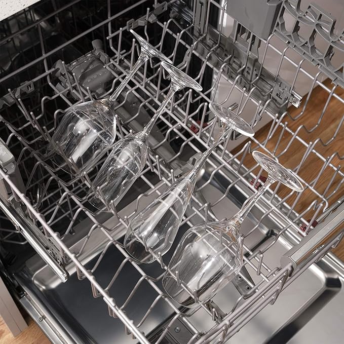 Spiegelau Style Champagne Wine Glasses Set of 4 - European-Made Crystal, Classic Stemmed, Dishwasher Safe, Professional Quality Wine Glass Gift Set - 8.5 oz