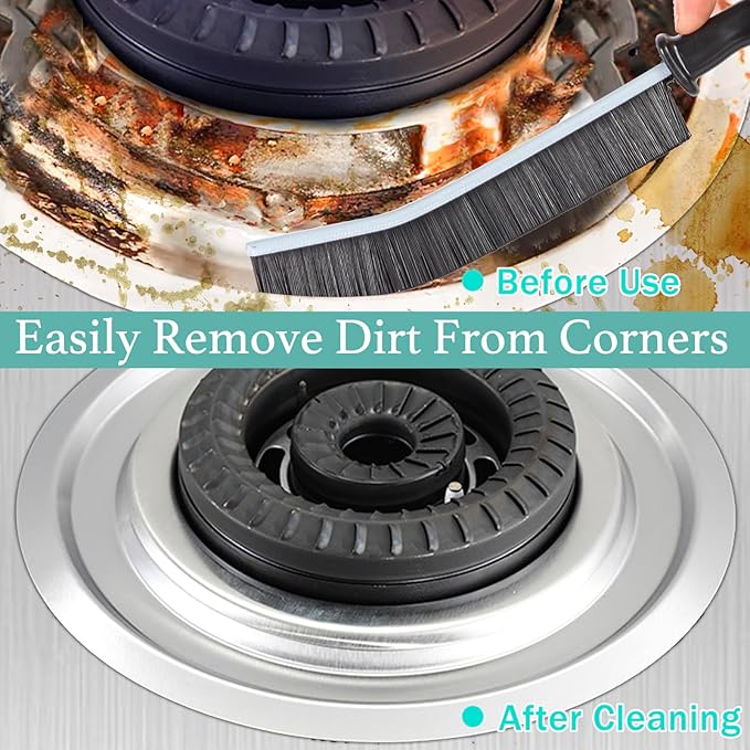 Crevice Cleaning Brush, Multifunctional Hard-Bristled Gap Scrub Brush, 2025 New Multifunctional Gap Cleaning Brush Tool, Dead Corners Brushes for Bathroom Kitchen Tiles Window Door Slots, 3pcs