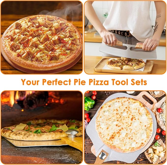 Aluminum Metal Pizza Peel 12 x 14 Inch, Rectangular, Silver, Pizza Peel, Pizza Peels