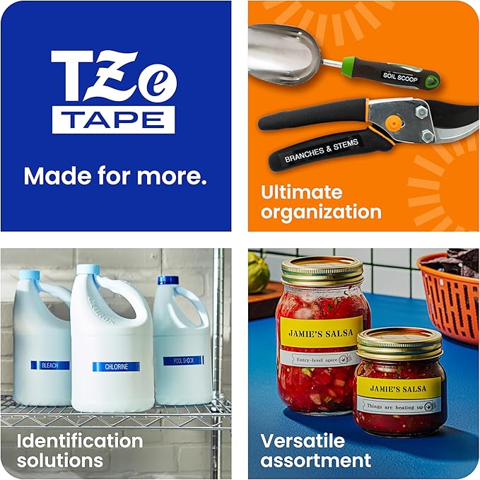 Brother Genuine P-Touch TZE-MQF31 Tape, 1/2" (0.47") Wide Standard Laminated Tape, Black on Pastel Purple, Laminated for Indoor or Outdoor Use, Water-Resistant, 0.47" x 26.2' (12mm x 8M), TZEMQF31