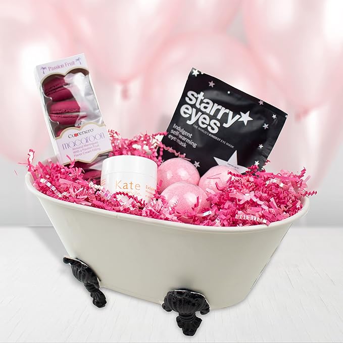 MagicWater Crinkle Cut Paper for Gift Baskets - 2LB - Diamond Strawberry - Perfect for Shredded Paper Filler, Basket Filler, Gift Boxes, Bridesmaid Gifts, Halloween Stuffers & More – For All Occasions