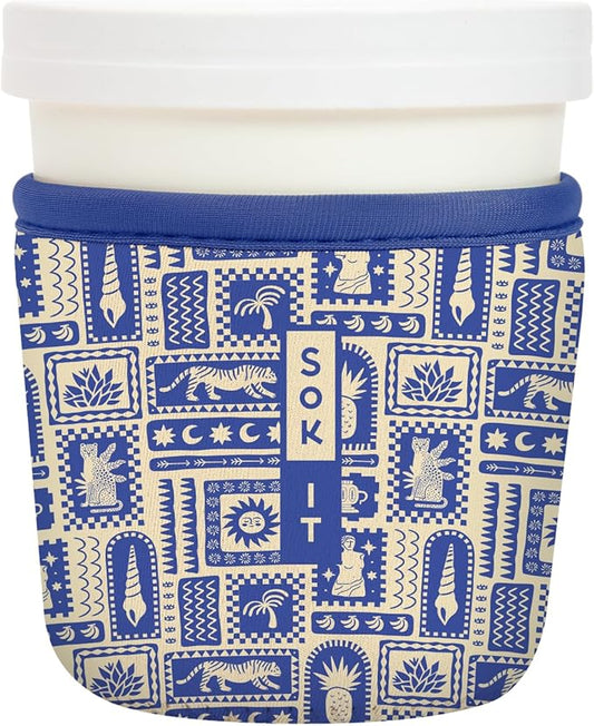 Sok It IceCreamSok Insulated Neoprene Cover (Off the Grid, Tapered Ice Cream Pints)