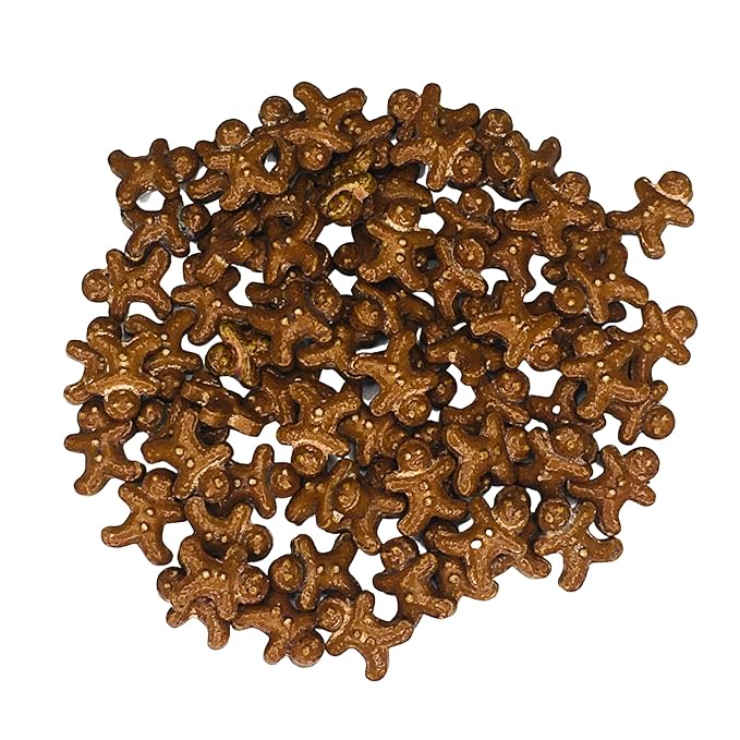 COOL MOM SPRINKLES Brown Gingerbread Man Sprinkles (4 oz) Christmas Cookie Sprinkles For Baking and Decorating Cupcakes, Cakes, Cookies, and More!