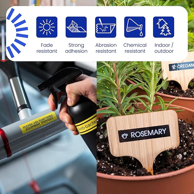 Brother Genuine P-Touch TZe Gold Print on Black Label Tape (TZe334), Laminated,1/2in x 26.2ft (12mm x 8m), for Select P-Touch Label Makers, Durable, Water-Resistant, Indoor/Outdoor Use