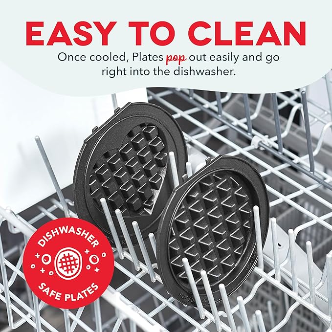 Multi-Plate Mini Maker with Removable Plates and Storage Case