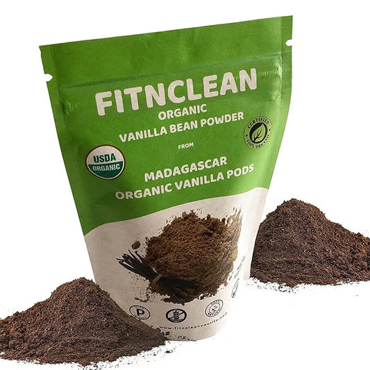 1oz Certified USDA Organic Madagascar Vanilla Bean Powder. Raw Natural Pure Unsweetened No Additives NON-GMO