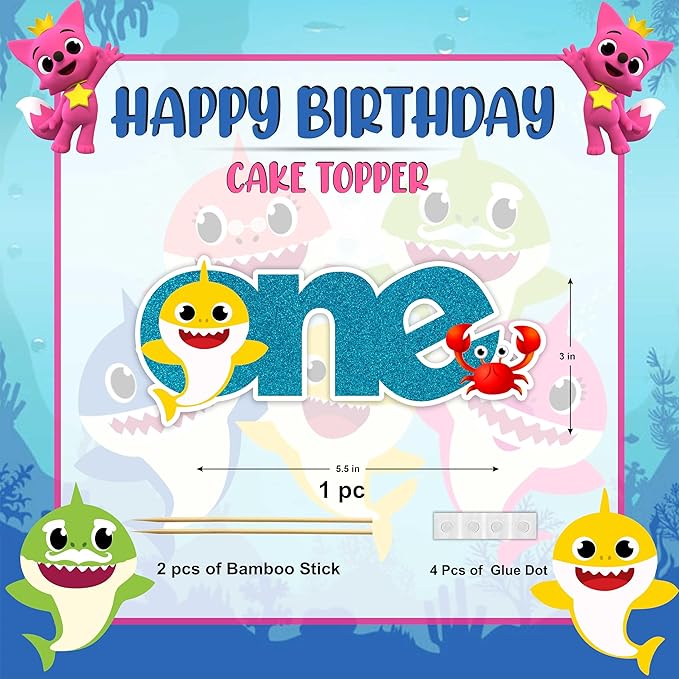 Seyal® Bby Shrk One Cake Topper