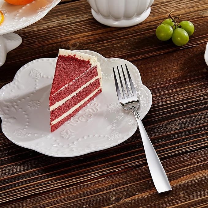 KEAWELL Premium 20/45/65 Piece Louis Silverware Set, 18/10 Stainless Steel, Service for 4/8/12, Fine Flatware Set, Dishwasher Safe (45)