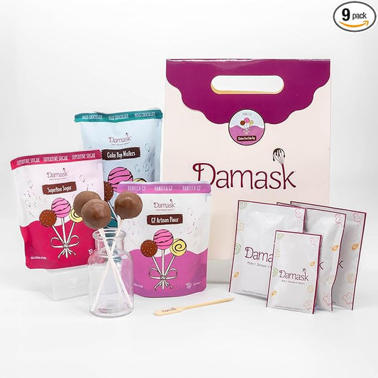 Gluten-Free Vanilla Cake Pop Kit - Milk Chocolate Coating