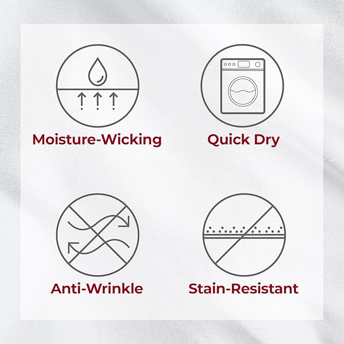 Mellanni Extra Deep Queen Sheets - 4 PC Iconic Collection Bedding - Hotel Luxury, Ultra Soft, Cooling Bed Sheets - Wrinkle, Fade, Stain Resistant (Queen, White)