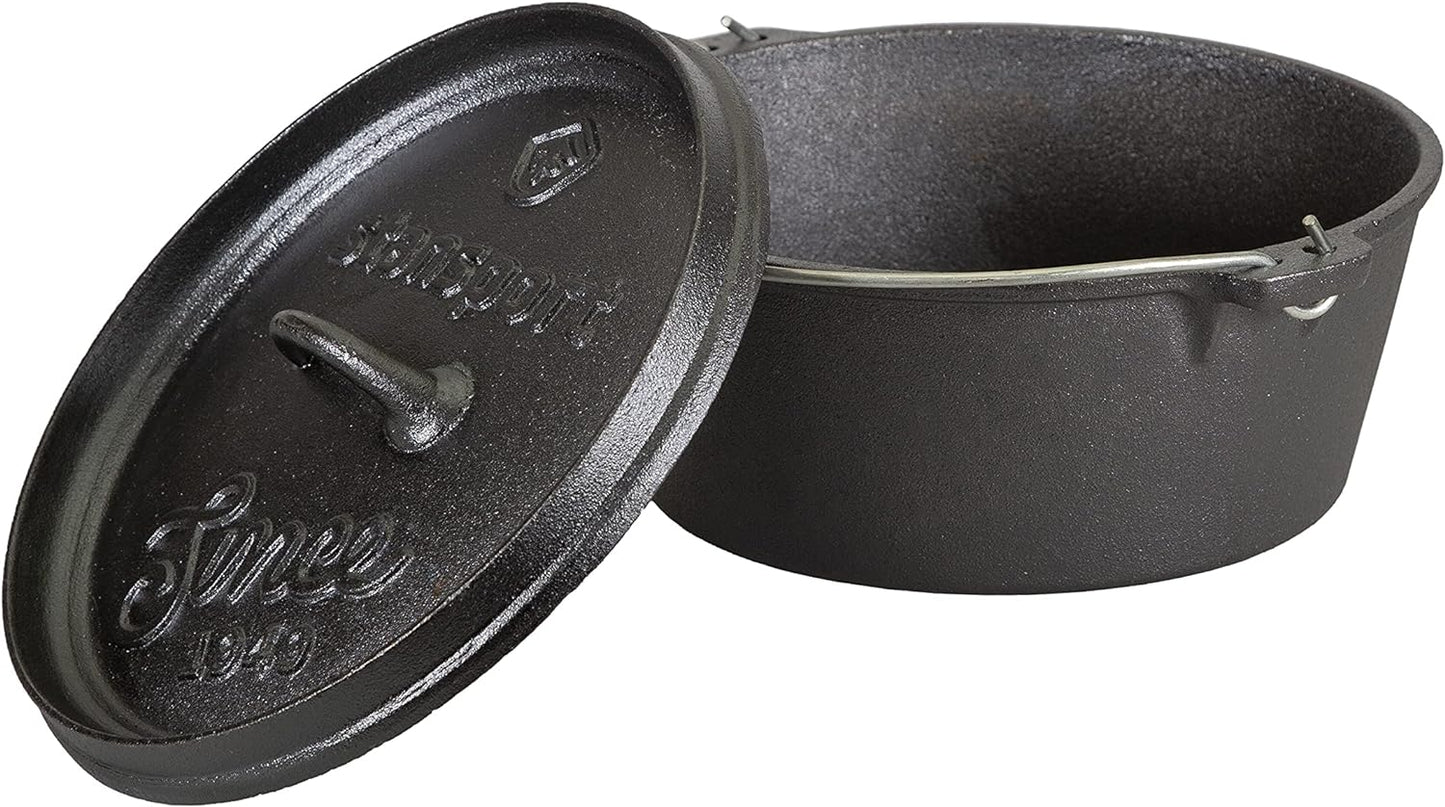 Stansport Pre-Seasoned Cast Iron Dutch Oven