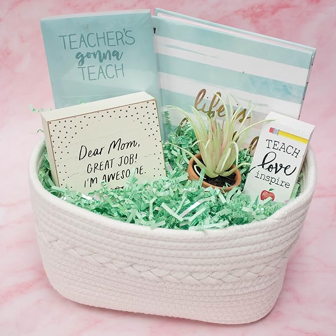 MagicWater Crinkle Cut Paper for Gift Baskets - 2LB - Diamond Mint - Perfect for Shredded Paper Filler, Basket Filler, Gift Boxes, Bridesmaid Gifts, Halloween Stuffers & More – Ideal for All Occasions