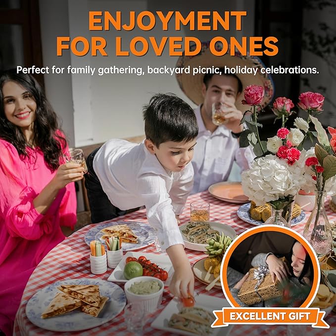 Baker's Friend Electric Quesadilla Maker with Extra Stuffing Design, 9.5 Inch with Easy Slice 6 Wedge, Non Stick Surface, Non-Slip Feet, Grilled Cheese Maker Machine, White