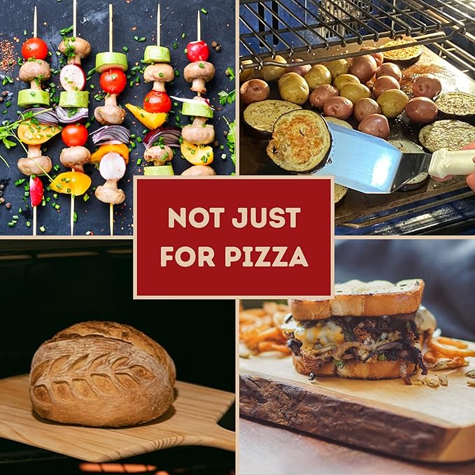 14" by 14" Pizza Steel (3/16" Standard Thickness) - Multipurpose Cooking Steel for Ovens & Grills - Made in the USA