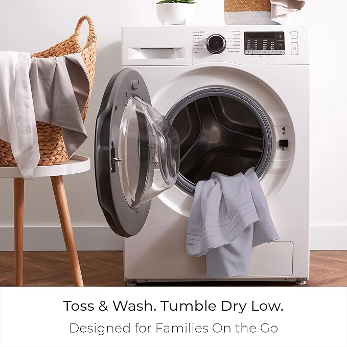 Mellanni California King Sheets Set - 4 PC Iconic Collection Bedding - Hotel Luxury, Extra Soft, Cooling Bed Sheets - Wrinkle, Fade, Stain Resistant (Cal King, Lavender)