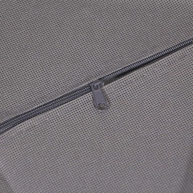 DIOMMELL 12 Pack Foldable Cloth Storage Box Closet Dresser Drawer Organizer Fabric Baskets Bins Containers Divider for Baby Clothes Underwear Bras Socks Lingerie Clothing,M Grey 444